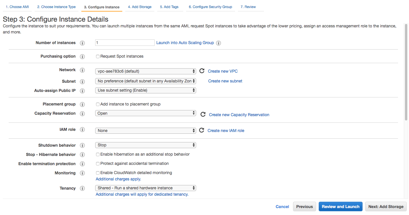 configure aws ec2 instance