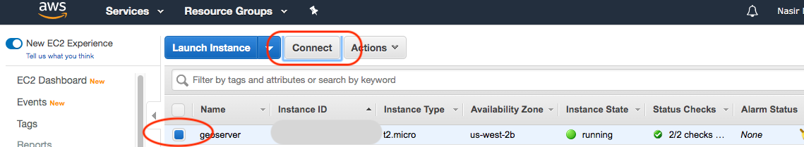 connecting to aws ec2 instance